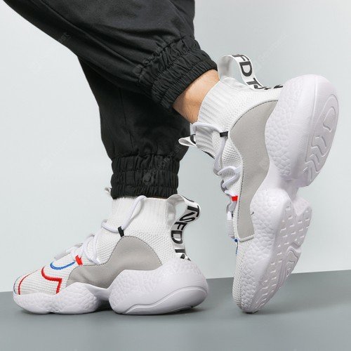 New Men's Shoes with Inner Height High Quality Basketball Shoes Outdoor Sports Shoes