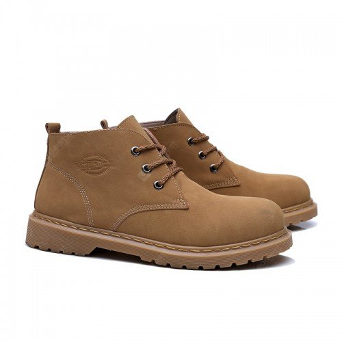 Autumn and Winter Men High Shoes Thick Platform Tooling Boot