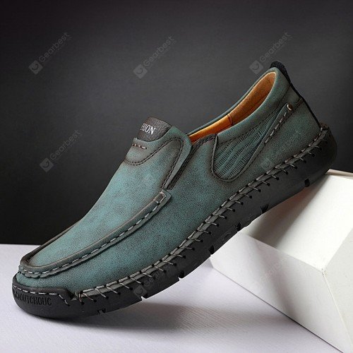 Men's Casual Fashion Printed Suede Shoes