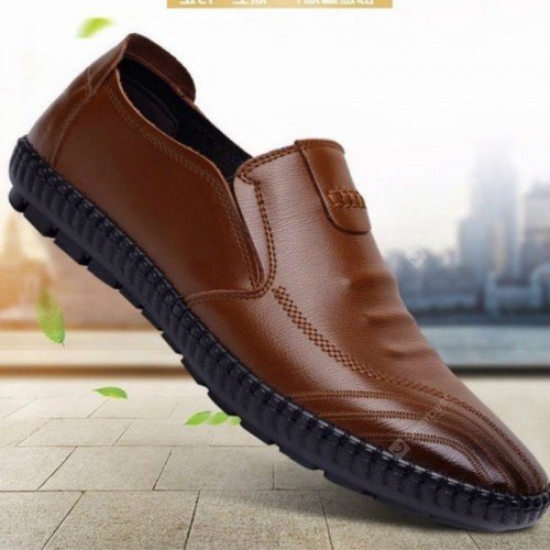 Autumn Winter Men's Casual Lace Shoes Male Leather Shoes